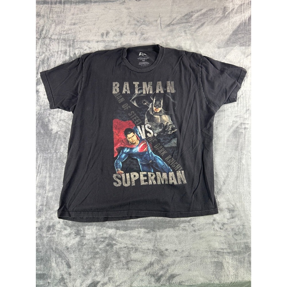 Batman vs Superman Dark Knight Man of Steel‎ Graphic T-Shirt XXL DC Comics Movie